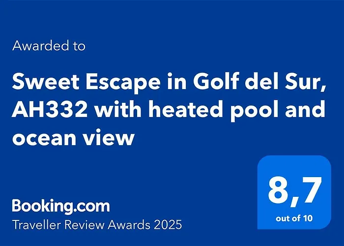 Sweet Escape In Golf Del Sur, Ah332 With Heated Pool And Ocean View